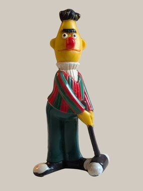10/$25 Vintage Tara Toy Sesame Street Golfing Bert PVC Figure